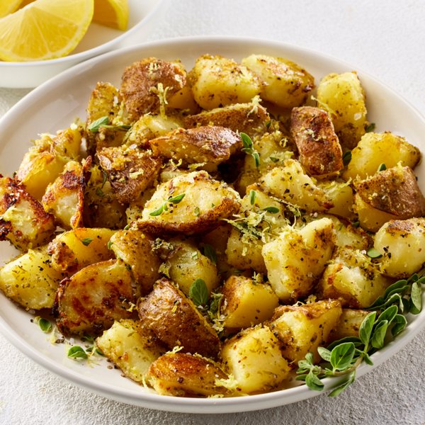 Greek Style Lemon Roasted Potatoes