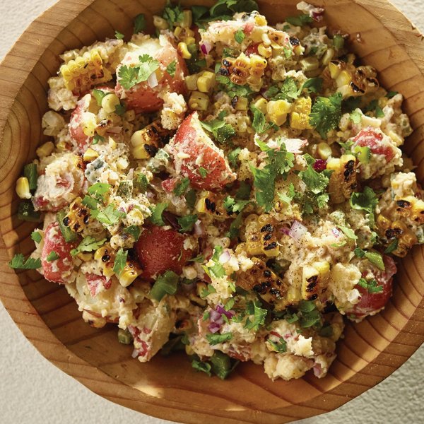 Grilled Corn Potato Salad