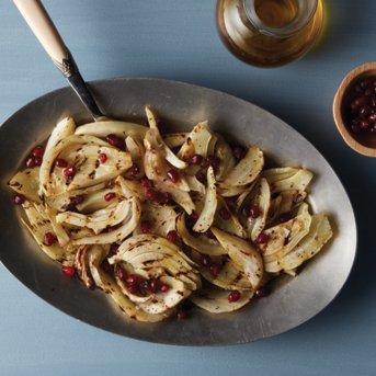 Grilled Fennel with Pomegranate