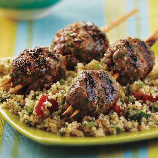 Grilled Greek-Style Lamb Skewers