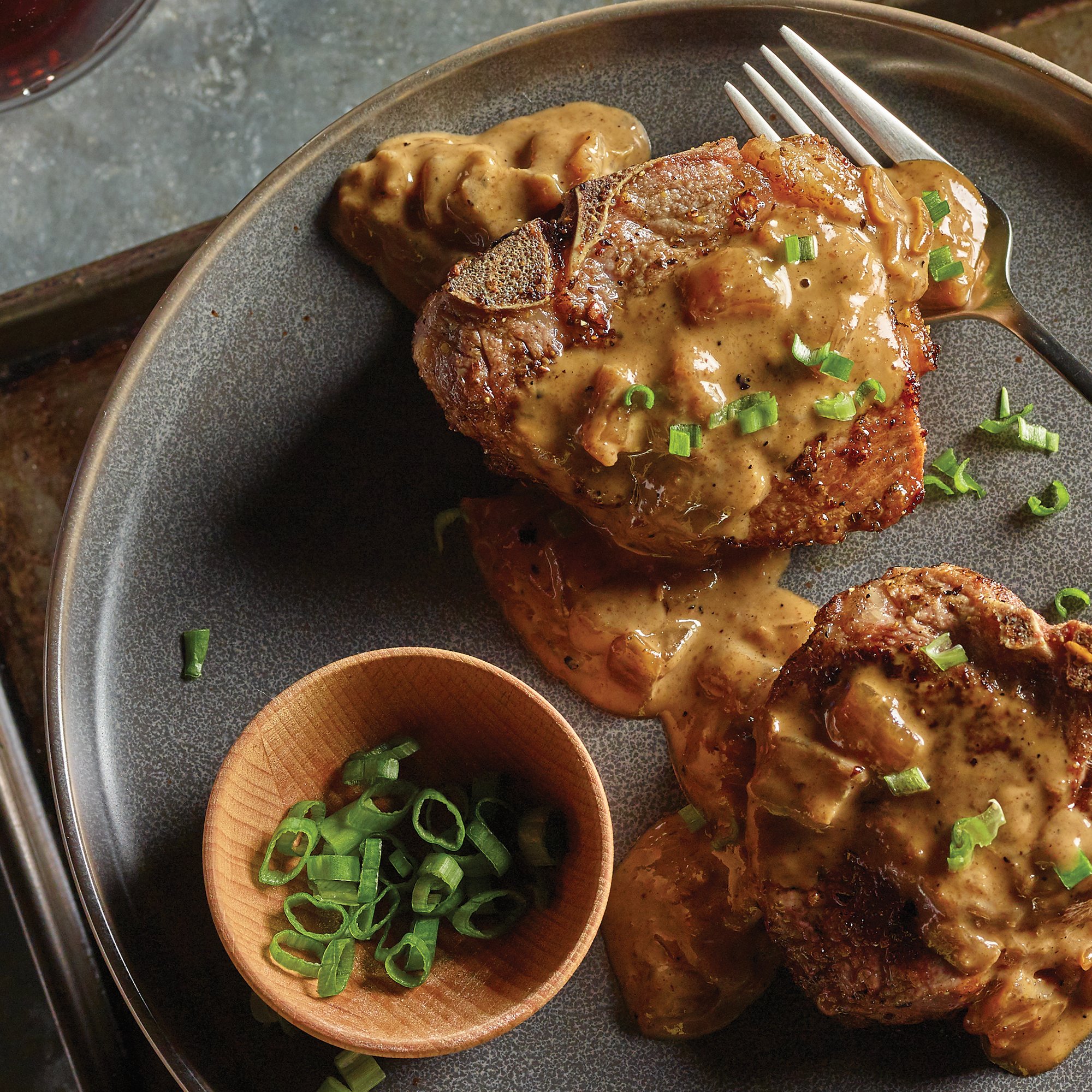 Grilled Lamb Chops with Caramelized Onions Recipe from HEB