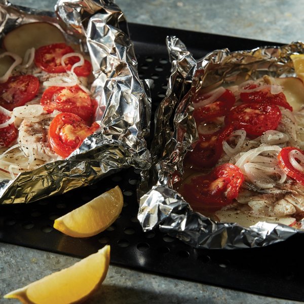 Grilled Rockfish Pouches