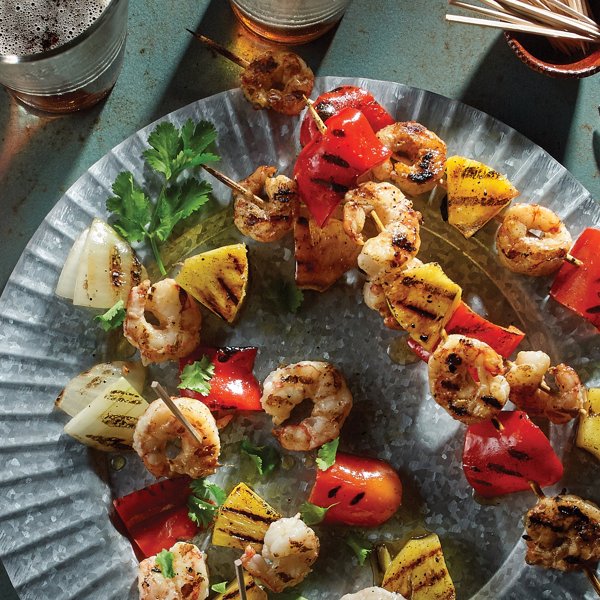 Grilled Shrimp Brocheta