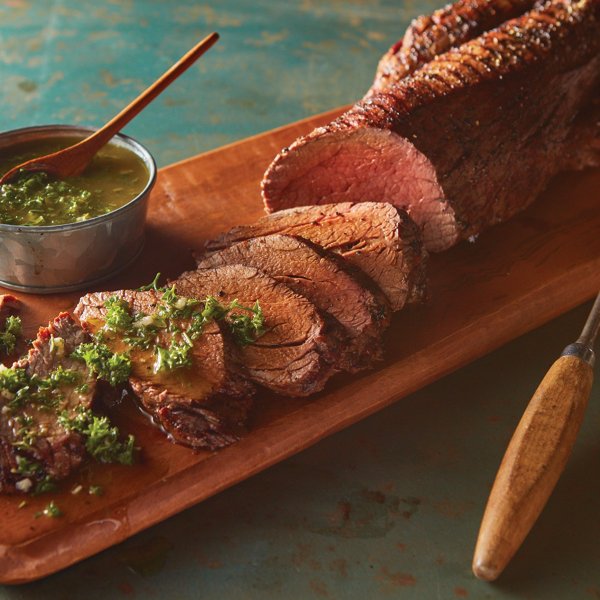 Grilled Tenderloin with Winter Herb Gremolata