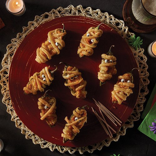 Halloween Mummy Popper Wraps