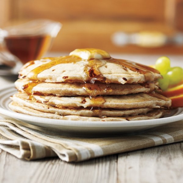 High Fiber Whole Wheat Pancakes