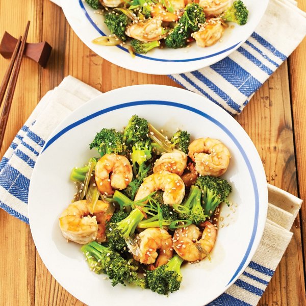 Hoisin Shrimp & Broccoli