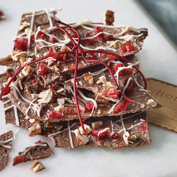 Holiday Cranberry Pecan Bark