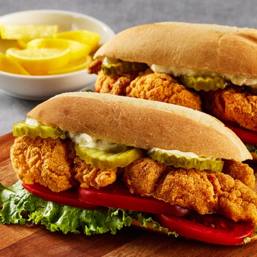 Homegrown Catfish PoBoy