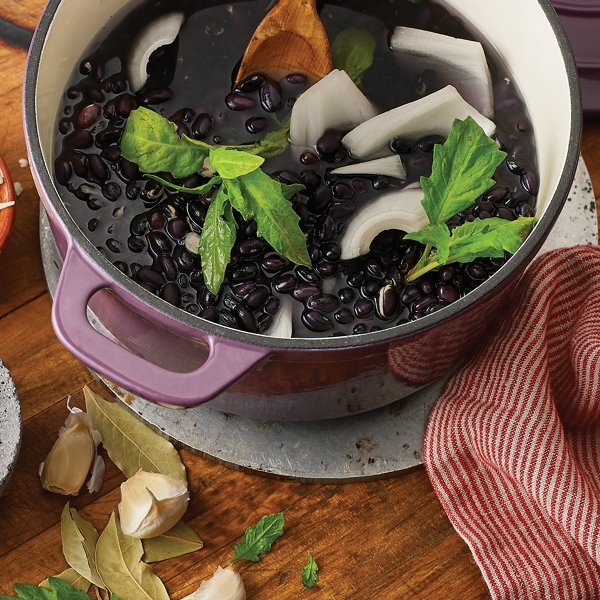 Homemade Refried Black Beans