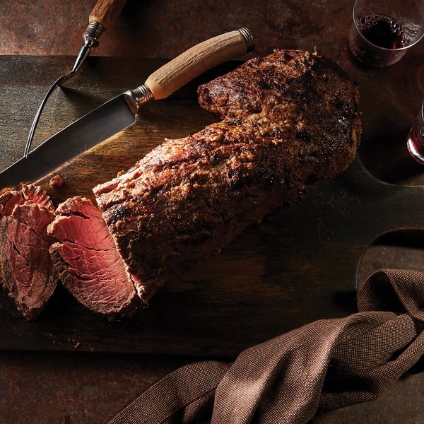 Horseradish and Mustard Rubbed Beef Tenderloin