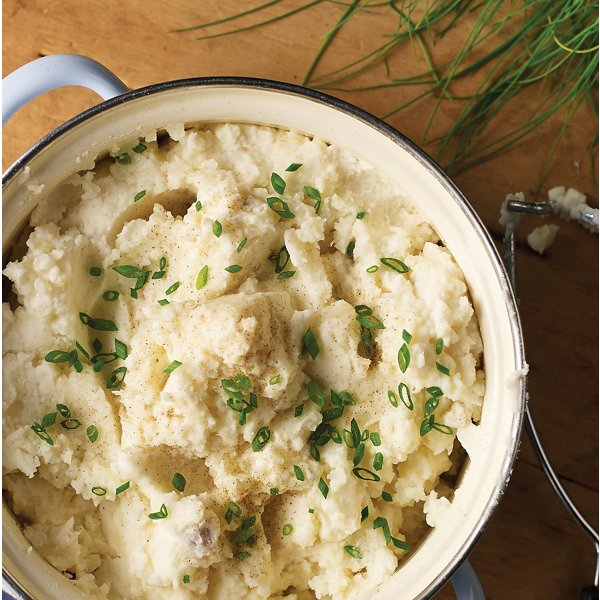 Horseradish & Greek Yogurt Mashed Potatoes