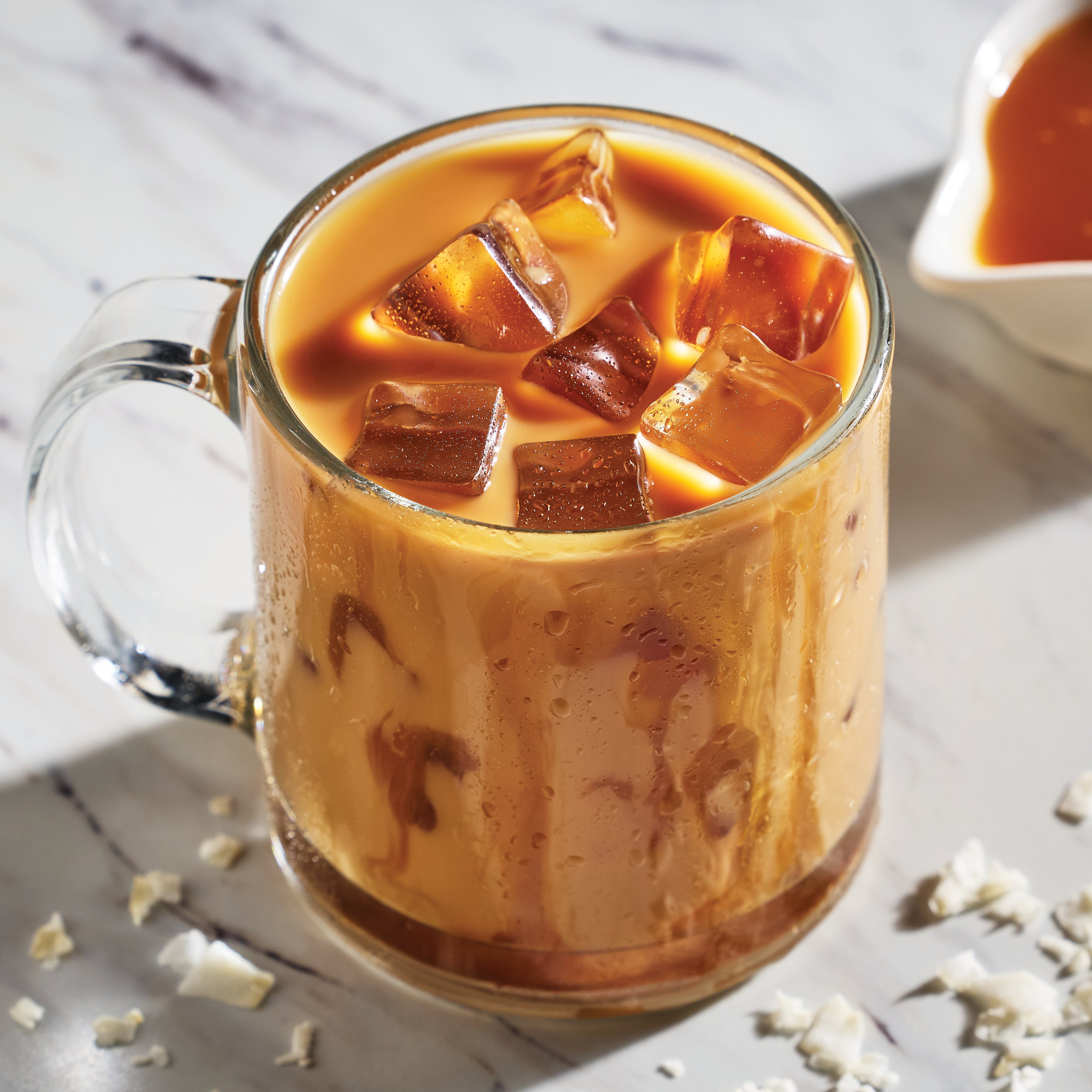 Iced Salted Caramel Coconut Latte Recipe from H-E-B