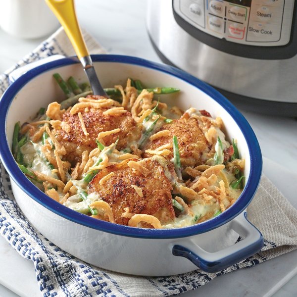 Instant Pot Chicken and Green Bean Casserole