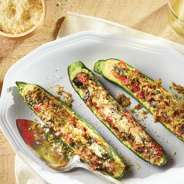 Italian  Zucchini Boats