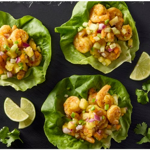 Jamaican Jerk Shrimp Wraps