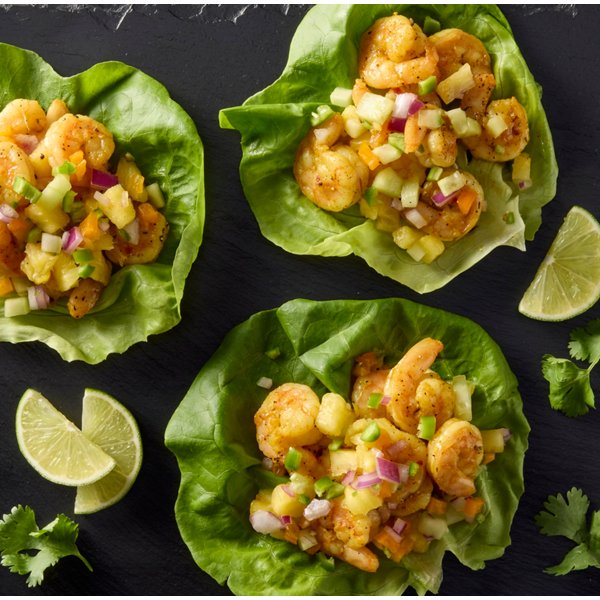 Jamaican Jerk Shrimp Wraps