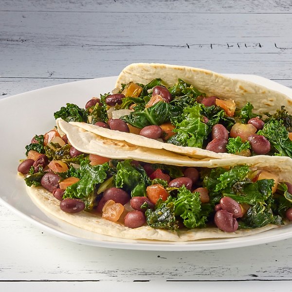 Kale and Black Bean Tacos