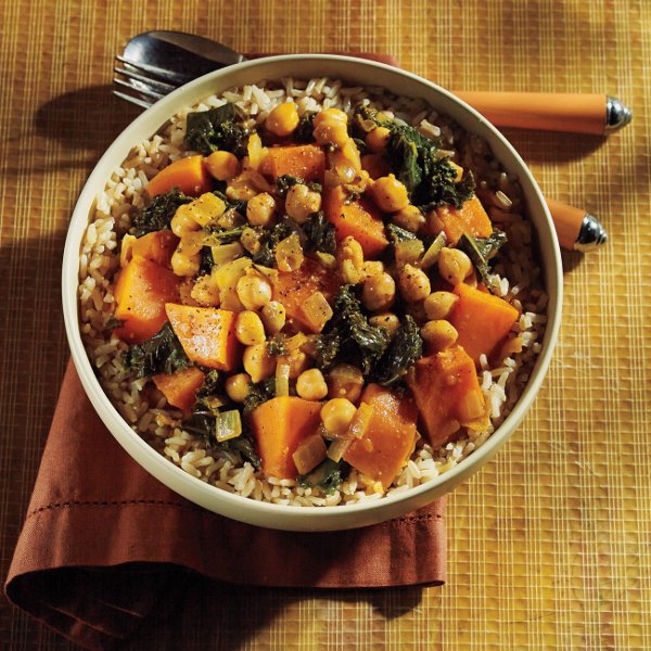 Kale and Sweet Potato Stew