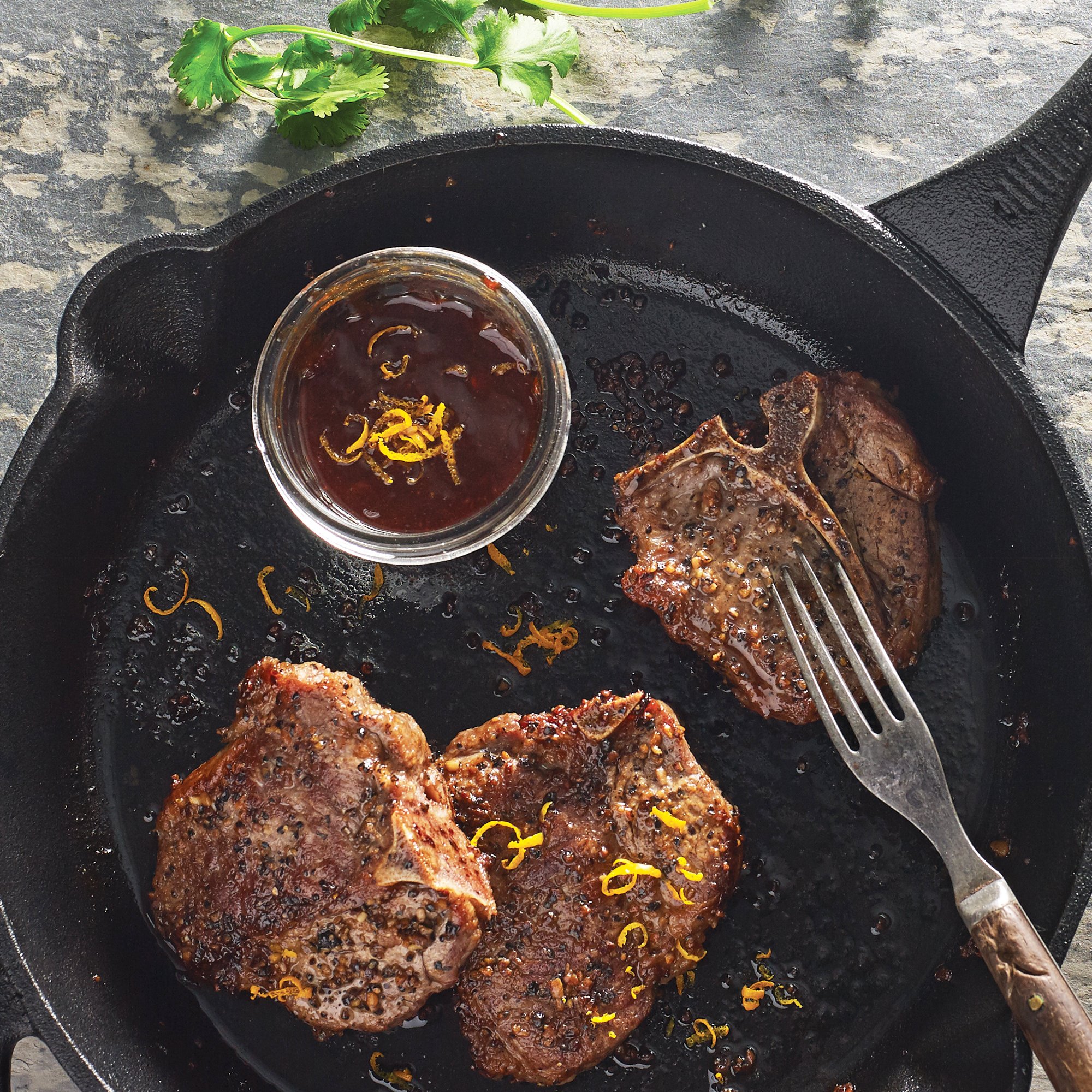 Lamb Chops with Ancho Chile Honey Sauce Recipe from H-E-B