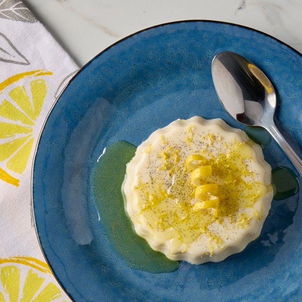 Lemon Olive Oil Panna Cotta