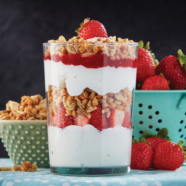 Low Carb Strawberry Parfait