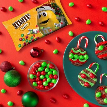 M&M’S Brownie Ornaments