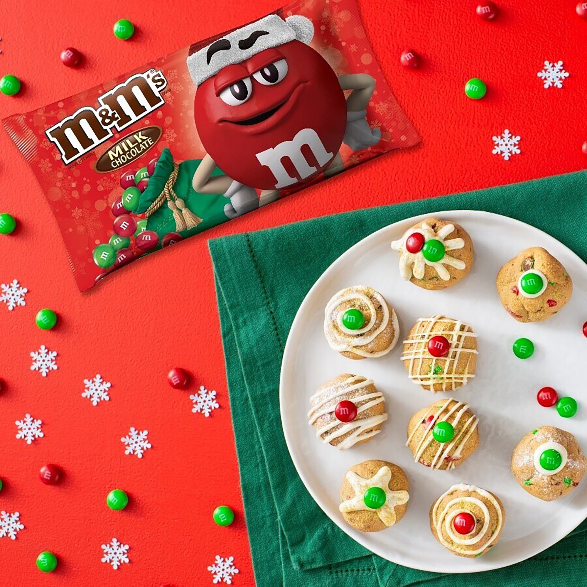 M&M’S Gingerbread Snowballs Recipe from H-E-B