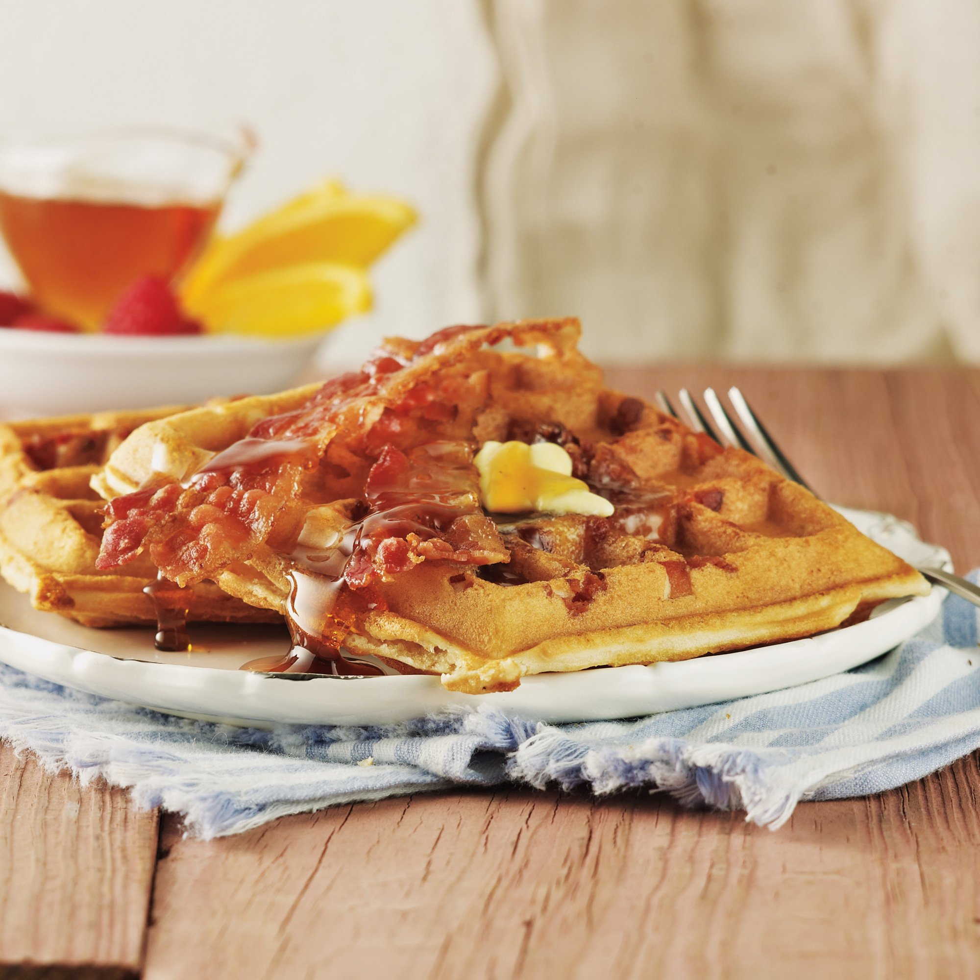 Maple Bacon Hash Brown Waffles Recipe