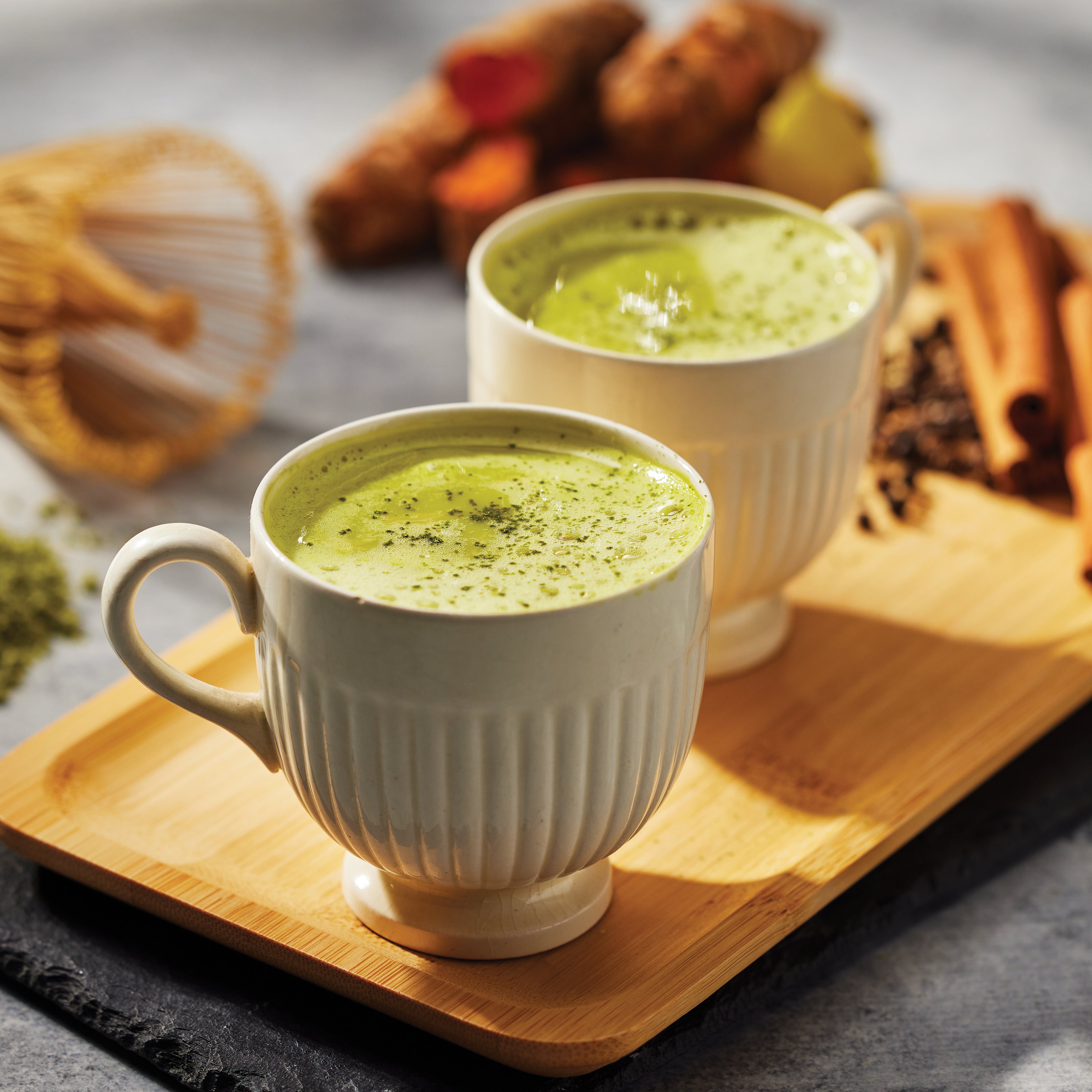 Matcha Turmeric Latte Recipe from HEB