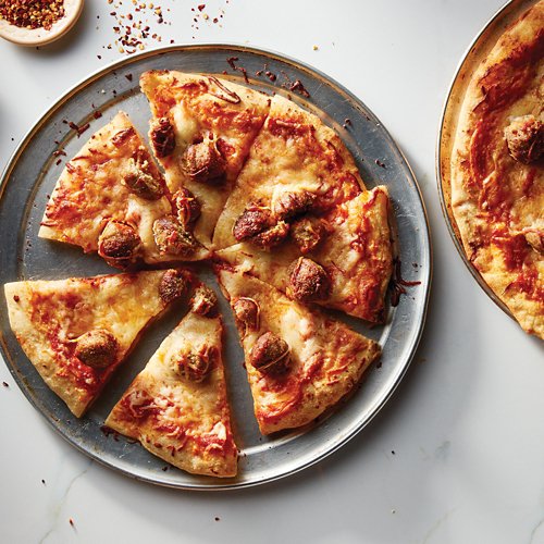 Meatball Marinara Pizza