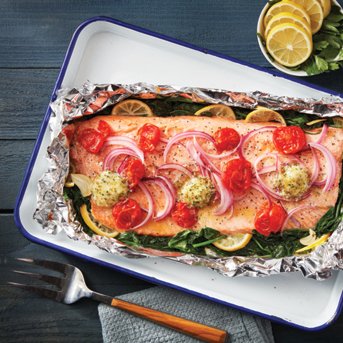 Mediterranean Roasted Salmon