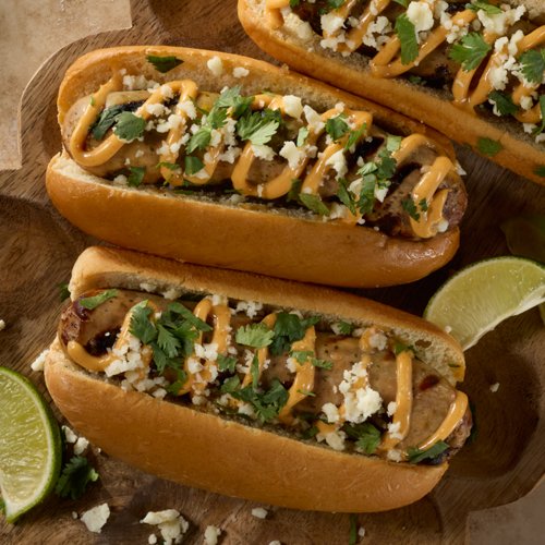 Mexican Style Street Corn Hot Dogs