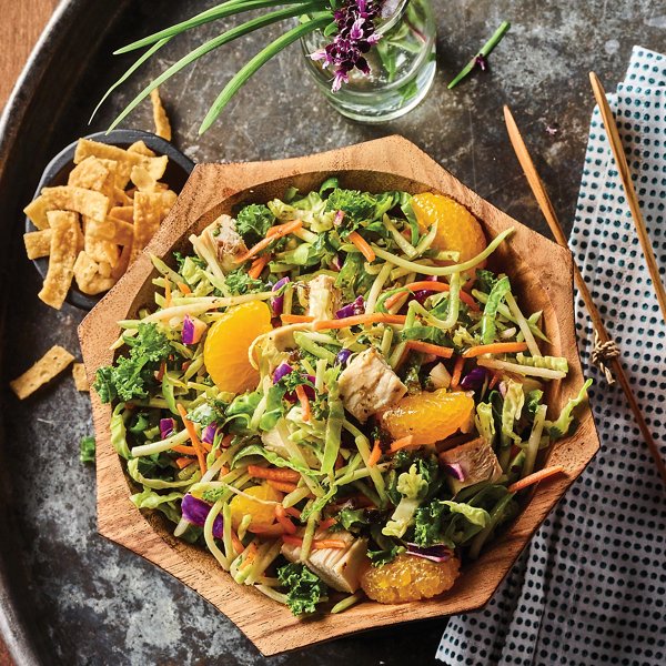 Miso Mandarin Chicken Salad