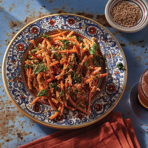 Moroccan Style Carrot Salad with Seeds