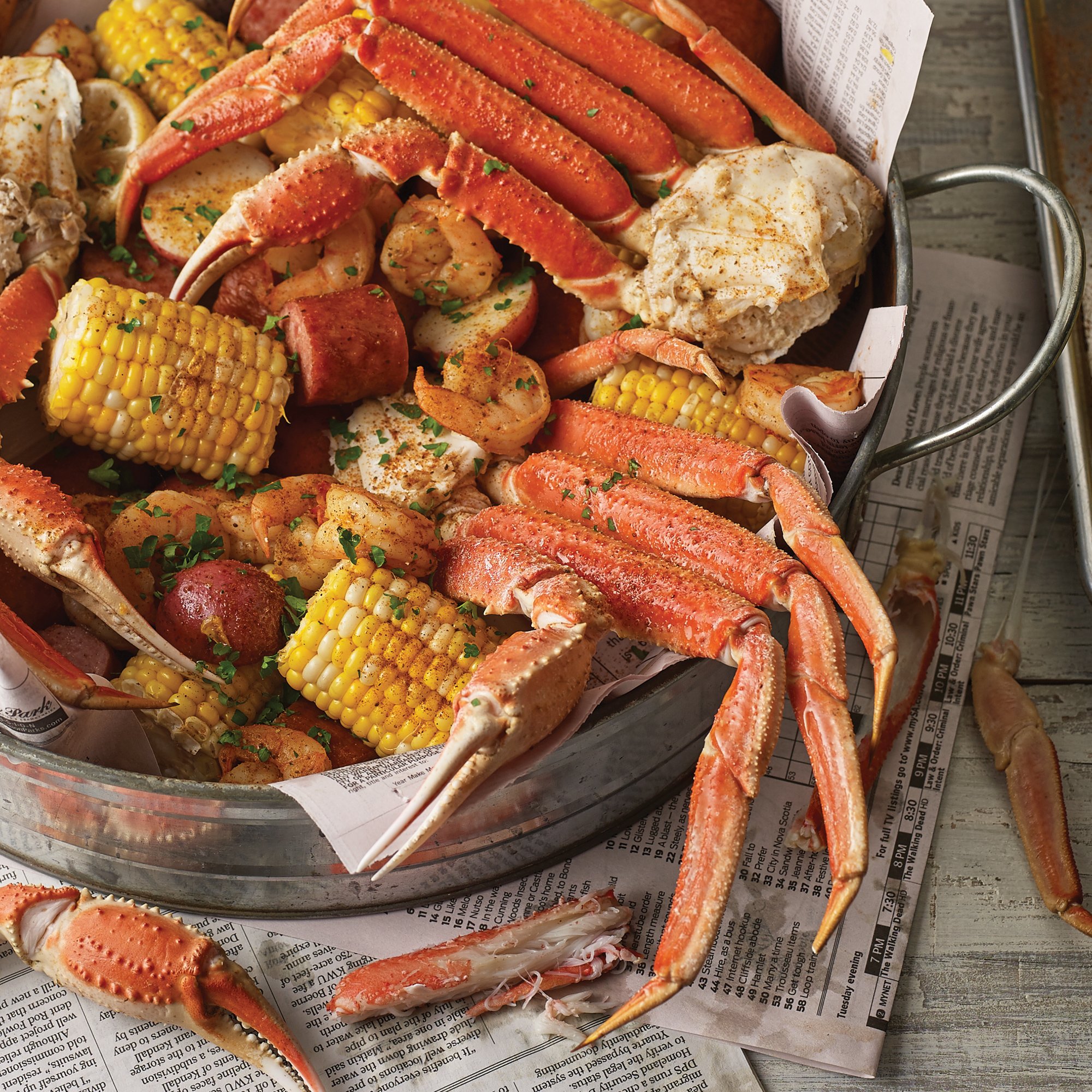 New England Style Crab Boil Recipe from H-E-B