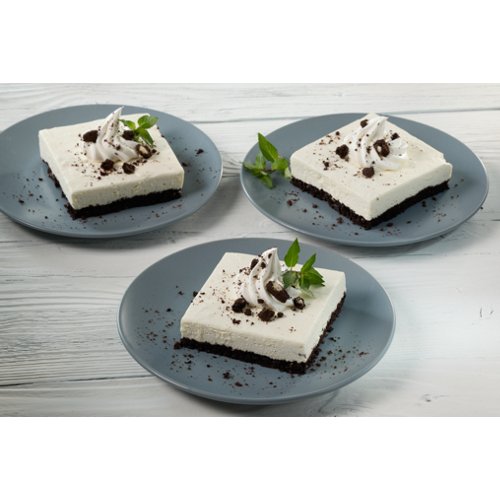 No Bake Cheesecake with Mint Chocolate Crust