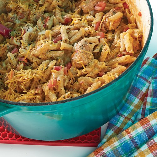 One Pot Chicken Fajita Penne Pasta
