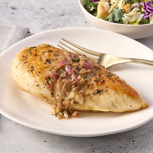 Pan Roasted Chicken with Champagne Mustard Sauce