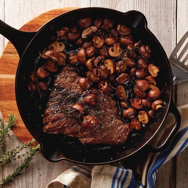 Pan Roasted Mushrooms with Sherry and Herbs