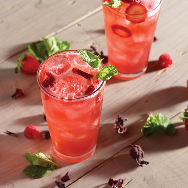 Passion Fruit Hibiscus Spritz