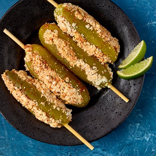 Pickle Zombie Finger Appetizers