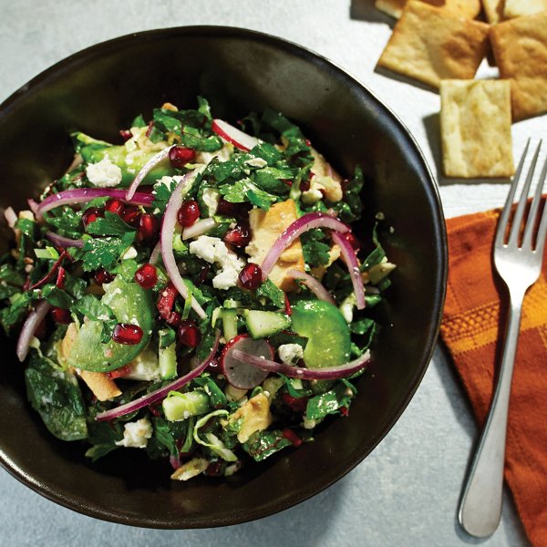 Pomegranate Fattoush Salad