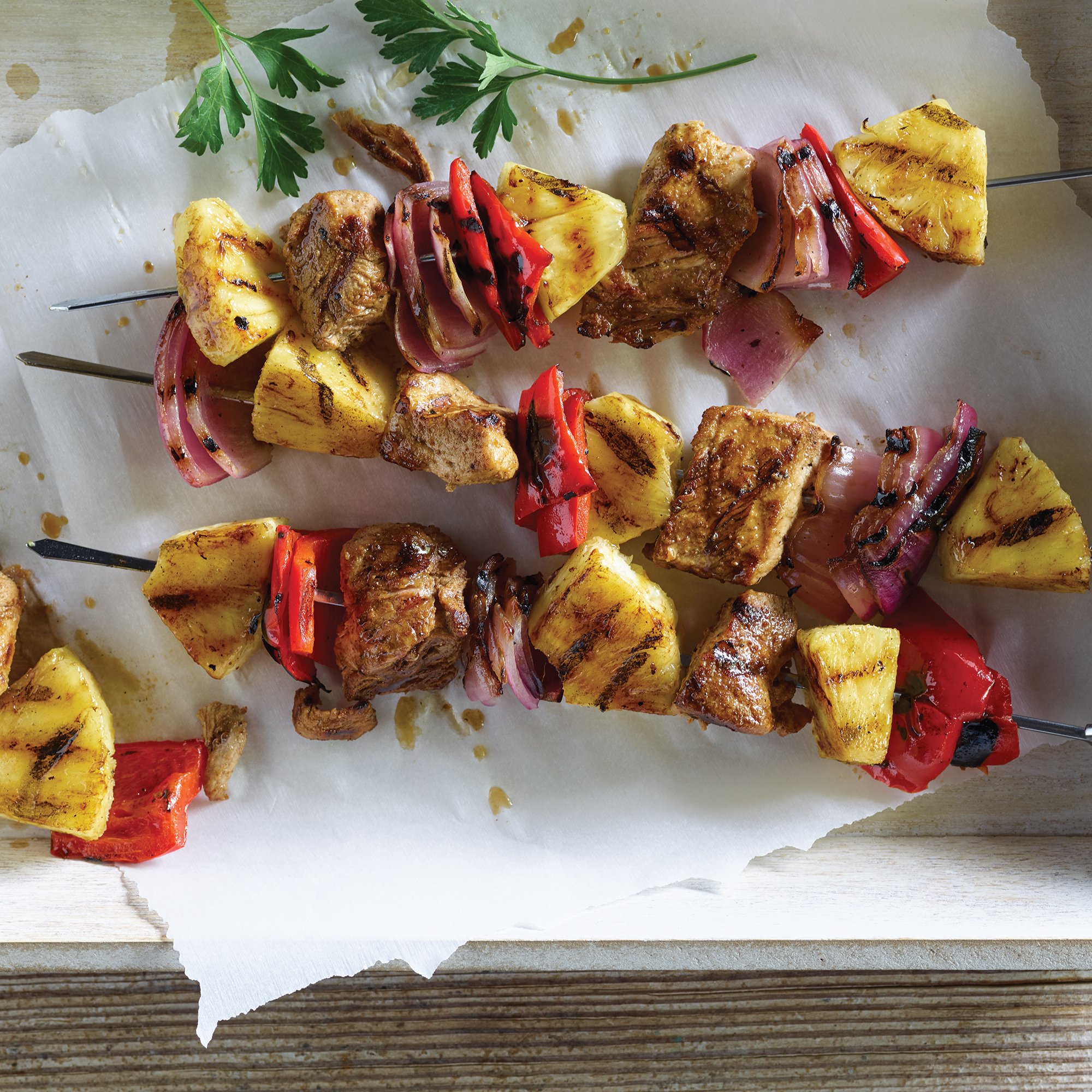 Pork And Pineapple Skewers Recipe From H E B