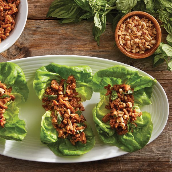 Pork Larb with Toasted Peanuts