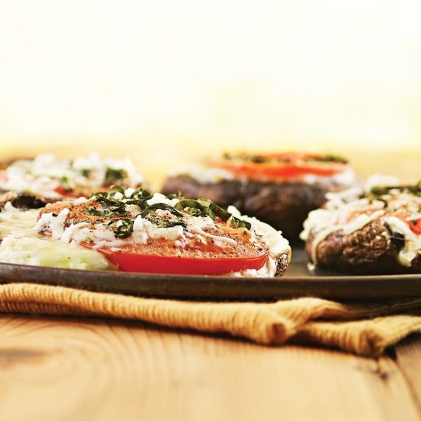 Portobello Mushroom Pizzas