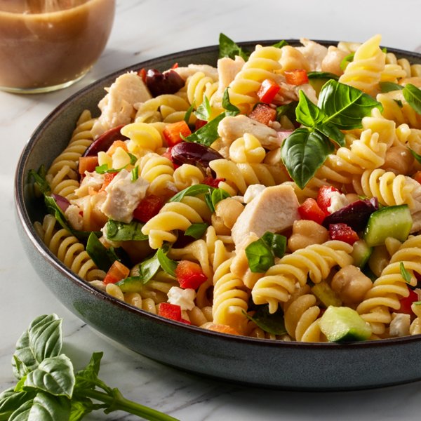 Power Pasta Salad made with Gluten Free Pasta
