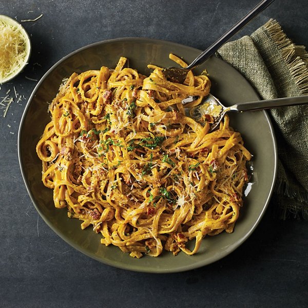 Pumpkin & Pancetta Fettuccine Alfredo