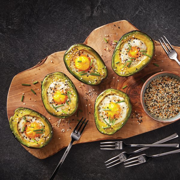 Quick Baked Avocado Eggs