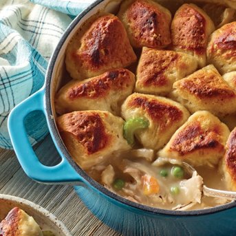 Quick Oven Baked Chicken and Dumplings